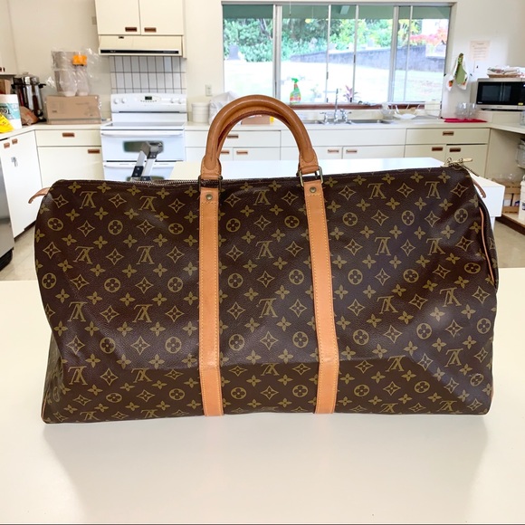 Louis Vuitton Handbags - Louis Vuitton Keepall 60 XL Vintage Duffle Weekender Bag - Authentic